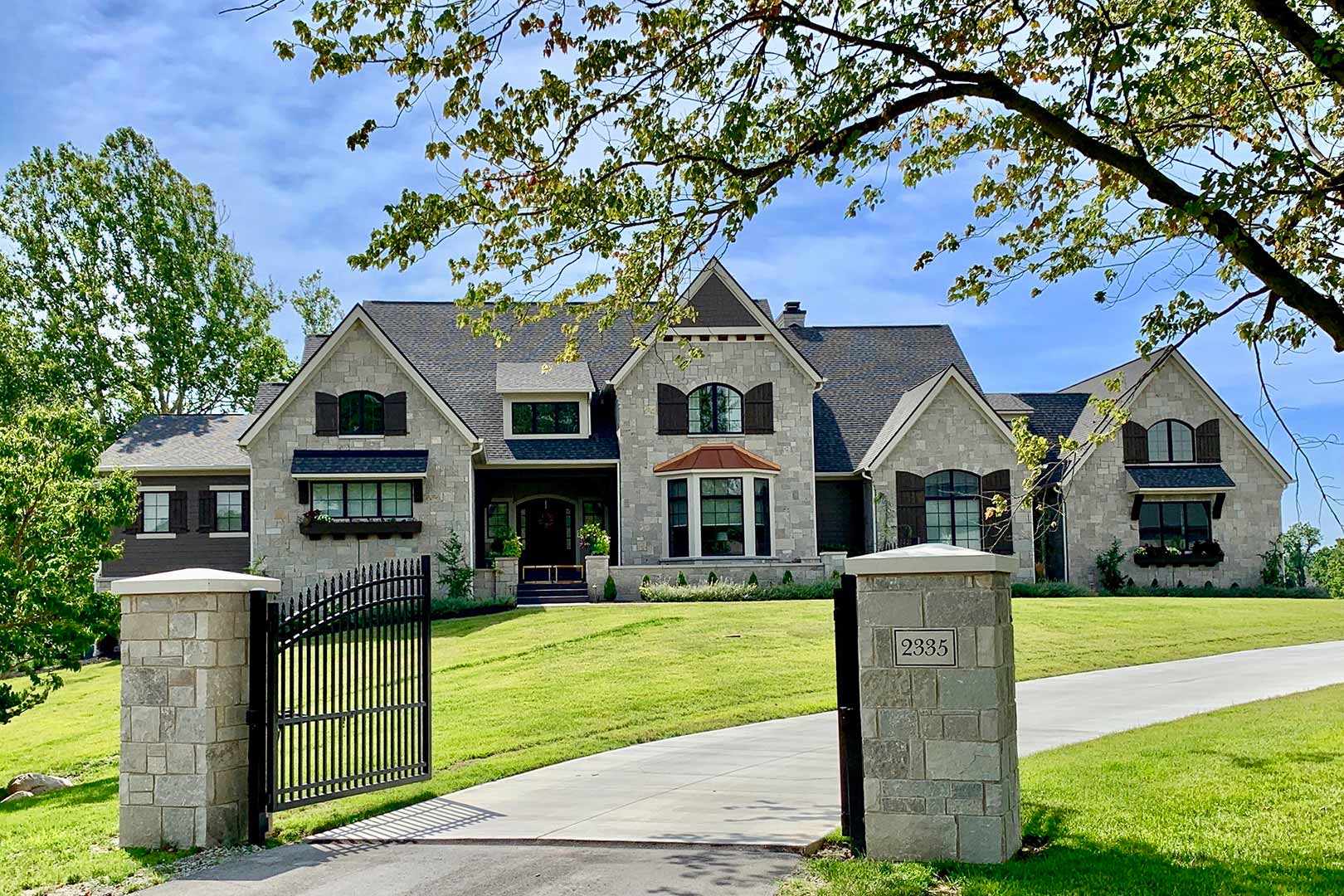 Custom home built by Shamrock Builders