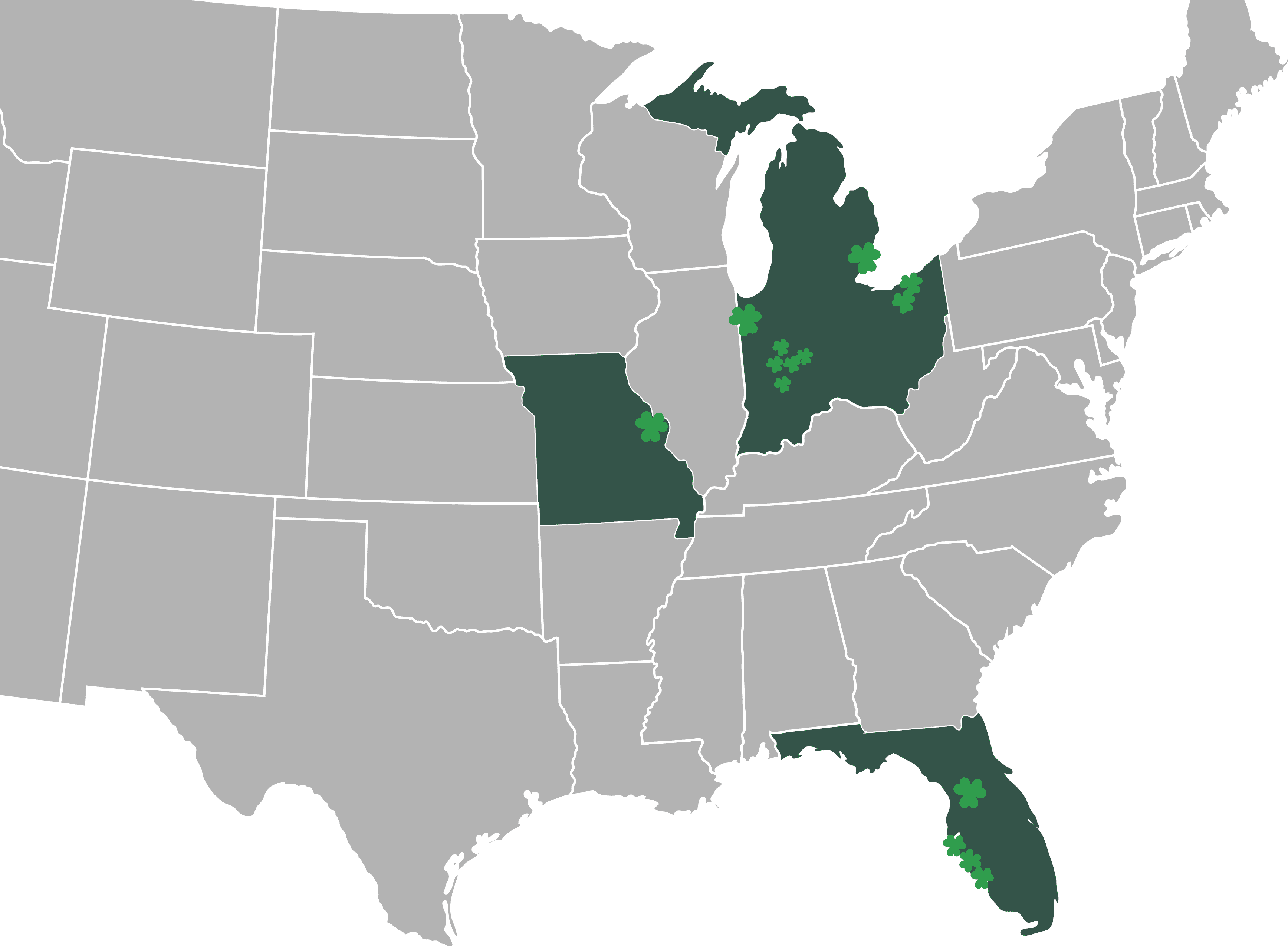2024 Shamrock Builders Map 2024 Shamrock Builders Map