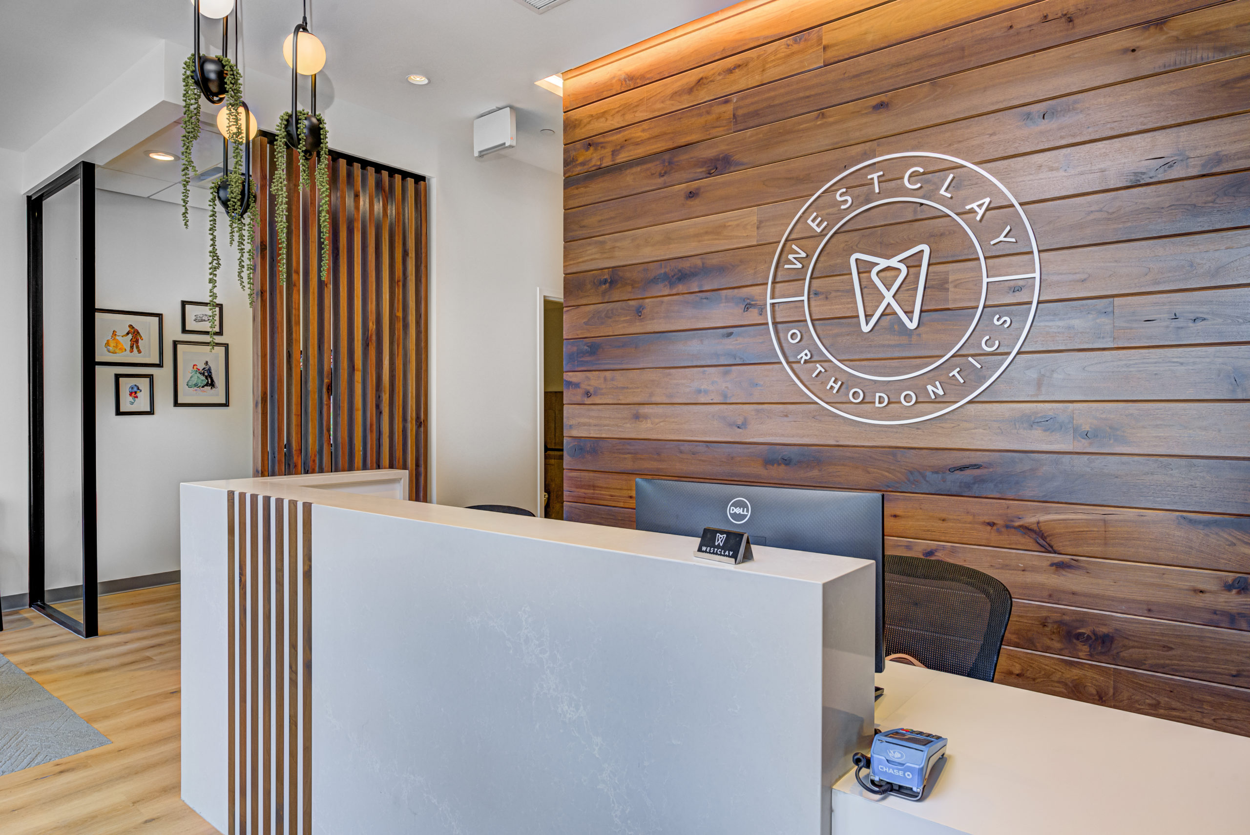 Westclay Orthodontics reception area in Carmel Indiana